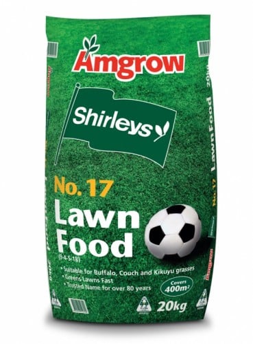 Amgrow Lawn Food, visually appealing and promising solution for maintaining a beautiful, thriving lawn. For sale at Parklea Sand & Soil Australia.