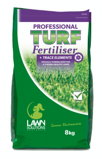 Parklea Sand & Soil presents Sir Walter Professional Turf Fertiliser, a high-quality product designed to nourish and enhance the growth of your lawn. The fertilizer bag features a lush, well-maintained lawn with evenly trimmed grass, showcasing the potential of using this product. Promote robust root development and vibrant color with Sir Walter Professional Turf Fertiliser, your key to a lush, thriving lawn.
