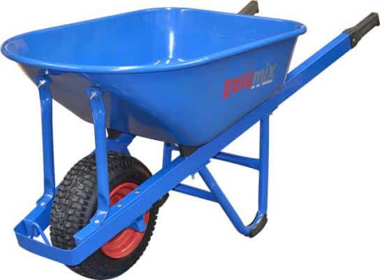 Parklea Sand and Soil | W900S 100L Heavy-Duty Tray Wheelbarrow: Superior strength and durability for effortless hauling.