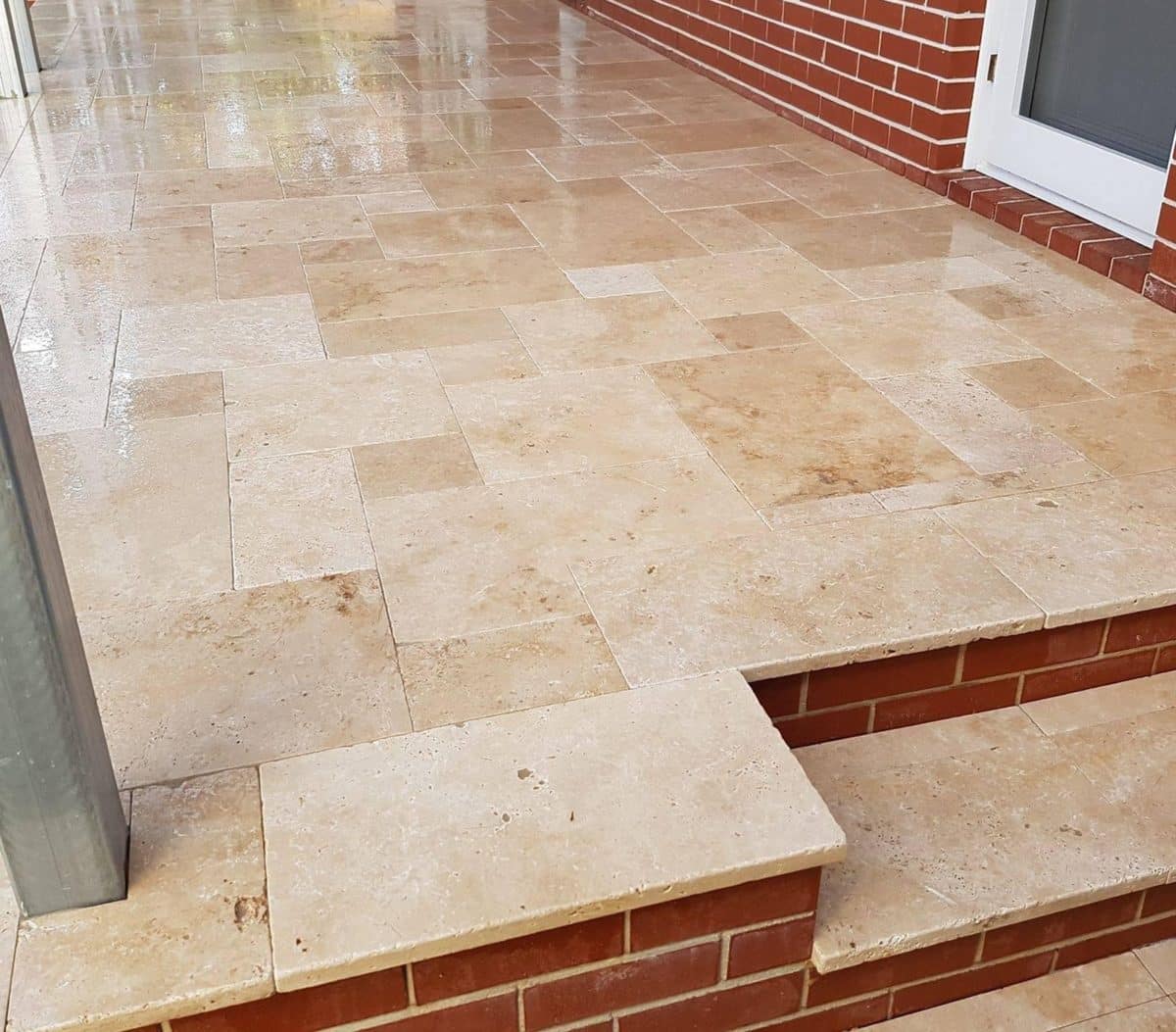Premium Classic Travertine Pavers - Timeless elegance for your outdoor spaces. Classic Paver, Classic French Pattern, Classic Bullnose Paver, Classic Bullnose 1220 Paver, Classic Drop Edge Paver. | Parklea Sand and Soil.
