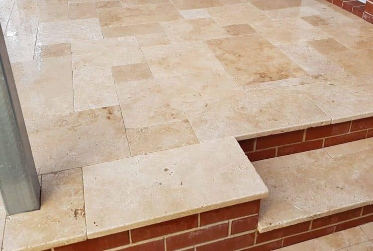 Premium Classic Travertine Pavers - Timeless elegance for your outdoor spaces. Classic Paver, Classic French Pattern, Classic Bullnose Paver, Classic Bullnose 1220 Paver, Classic Drop Edge Paver. | Parklea Sand and Soil.