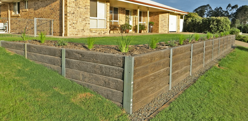 Explorer Concrete Sleepers - High-Quality Landscaping Solutions for Gardens and Retaining Walls, available at Parklea Sand and Soil.