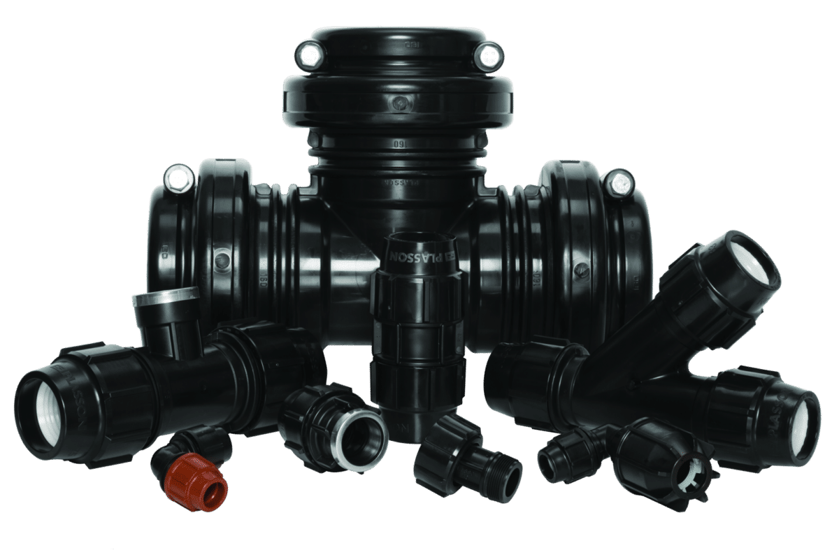 High-quality metric compression fittings for efficient plumbing solutions. Featuring Coupling, Adapters, Elbows, and Tees. - Parklea Sand & Soil