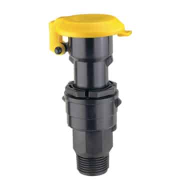Plasson Quick Coupling Valves (also known as QCVs) are perfect for discretely accessing water from any irrigation system. The internal valve and cap stops water from flowing through the QCV when not in use, allowing you to regulate the number of sprinklers in use. This makes Plasson Quick Coupling Valves perfect for fixed or temporary watering systems, hoses, sprinklers, and taps. QCVs allow you to tap into your irrigation system when needed using a Quick Coupling Riser, and simply hide the access point when not in use. For sale at Parklea Sand & Soil Australia.
